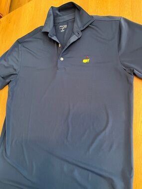 Masters Navy Performance Polo Shirt with Masters Logo